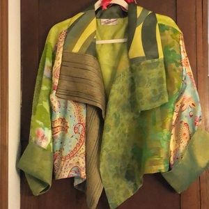 Art silk evening jacket